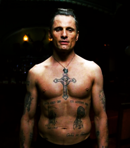 Nikolai Luzhin viggo chest tattoo