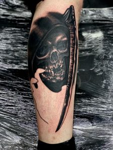 Skull & Scythe / Reaper Tattoo