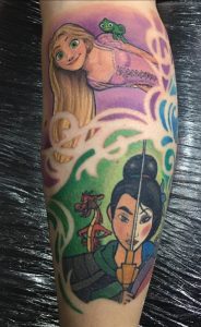 Disney's Frozen & Mulan Tattoo