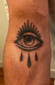 Abstract Eye Black & White/Grey Realism Tattoo