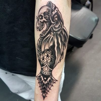 Black & White/Grey Realism Tattoo