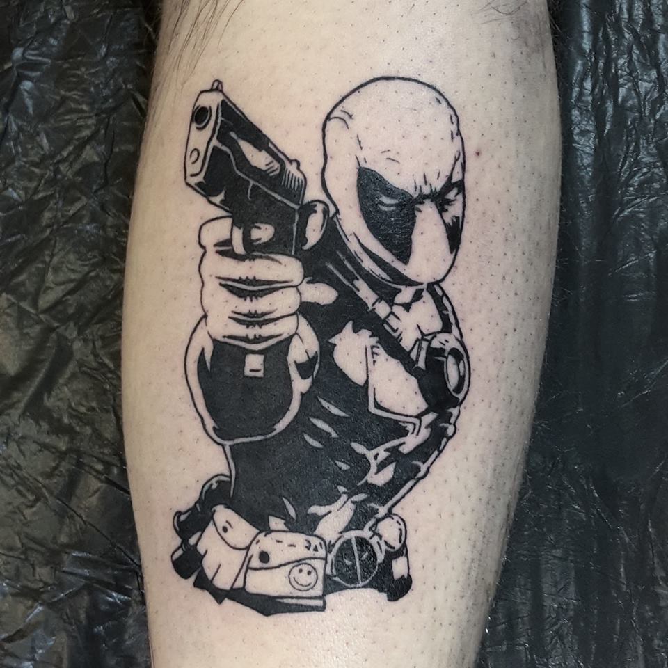 Deadpool Climbing Ribs  Best Tattoo Ideas For Men  Women