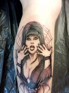 Elvira - Mistress of the Dark Tattoo (Cassandra Peterson) Macabre