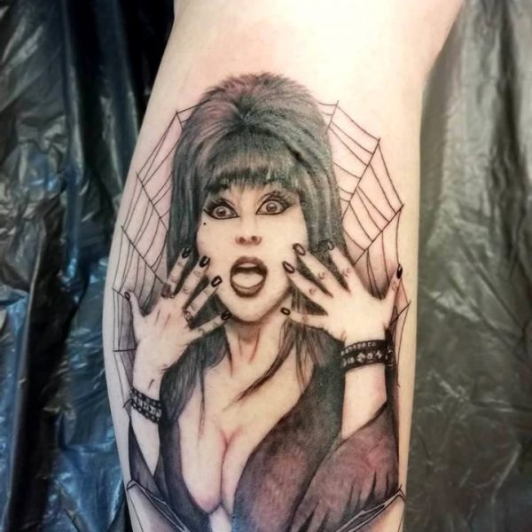 Elvira - Mistress of the Dark Tattoo (Cassandra Peterson) Macabre