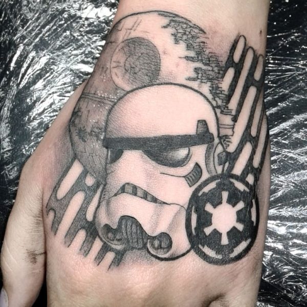 Storm Trooper - Star Wars Deathstar Tattoo