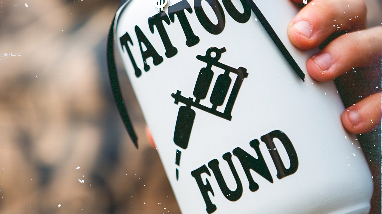 Tattoo Money Jar